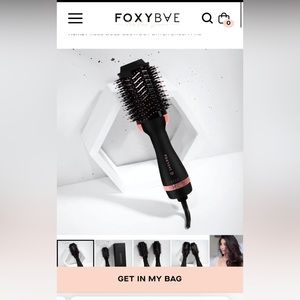 FoxyBae Rose Gold Blowout Dryer Brush